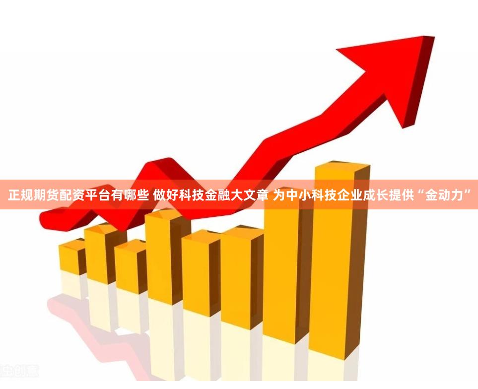 正规期货配资平台有哪些 做好科技金融大文章 为中小科技企业成长提供“金动力”