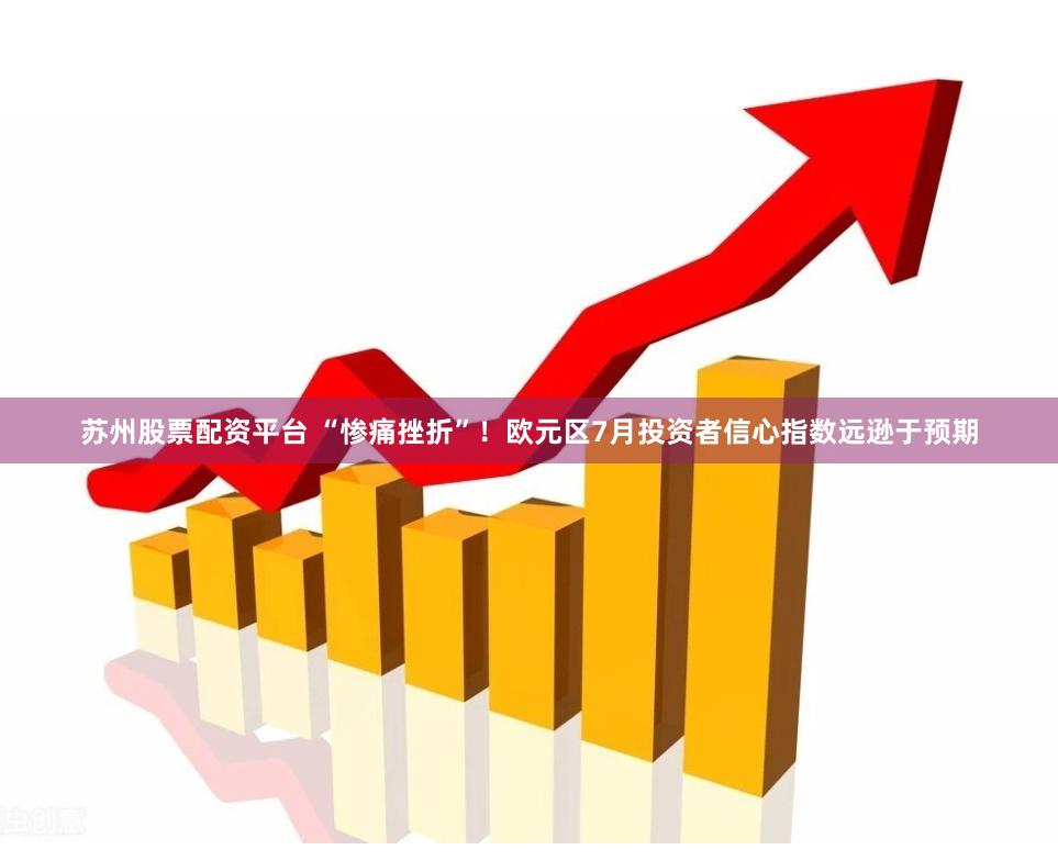 苏州股票配资平台 “惨痛挫折”！欧元区7月投资者信心指数远逊于预期